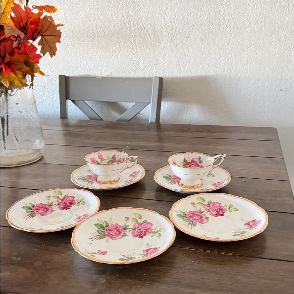 Royal Stafford Bone China Tea Cup & Saucer Set – Berkeley Rose – Vintage England